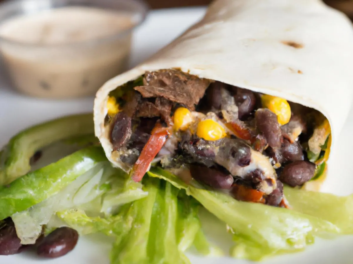 Brazilian Steak Burrito with Black Beans Brazilian Steak Burrito with Black Beans