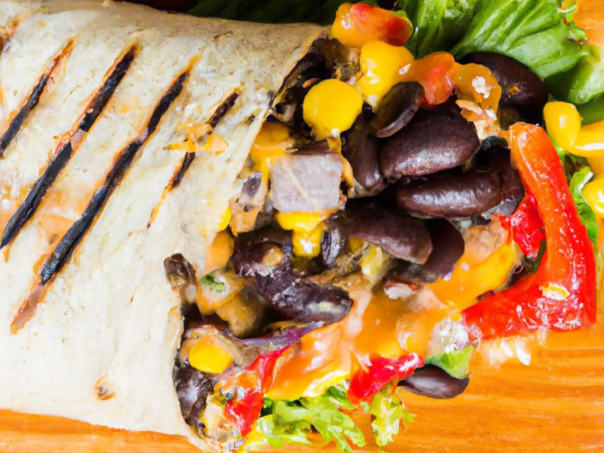 Brazilian Beyond Meat Burrito with Black Beans Brazilian Beyond Meat Burrito with Black Beans