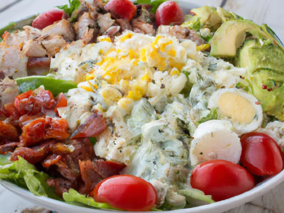 Cobb Salad with Ranch Dressing Cobb Salad with Ranch Dressing