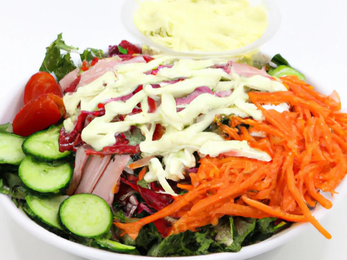 Chef's Salad with Ranch Dressing Chef's Salad with Ranch Dressing