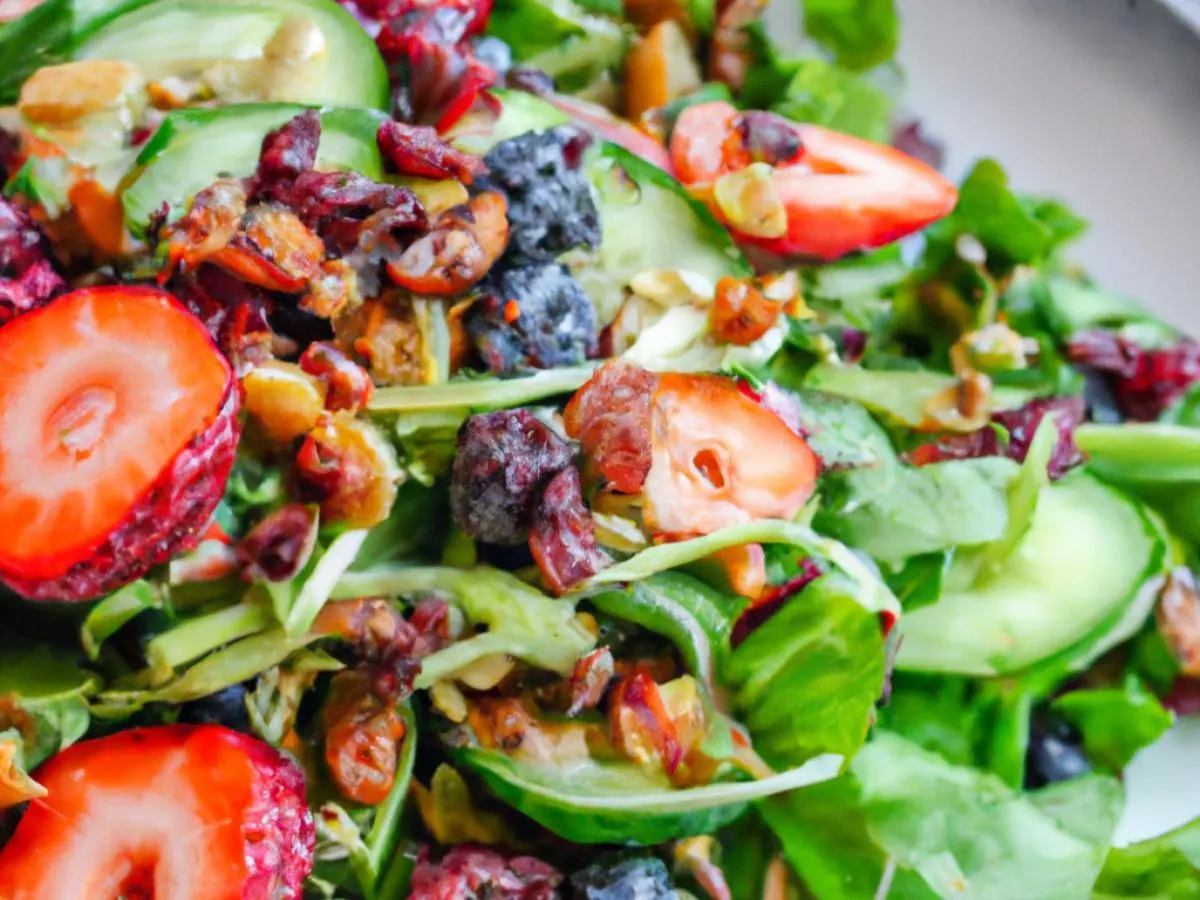 Vegan Strawberry Bistro Salad Vegan Strawberry Bistro Salad