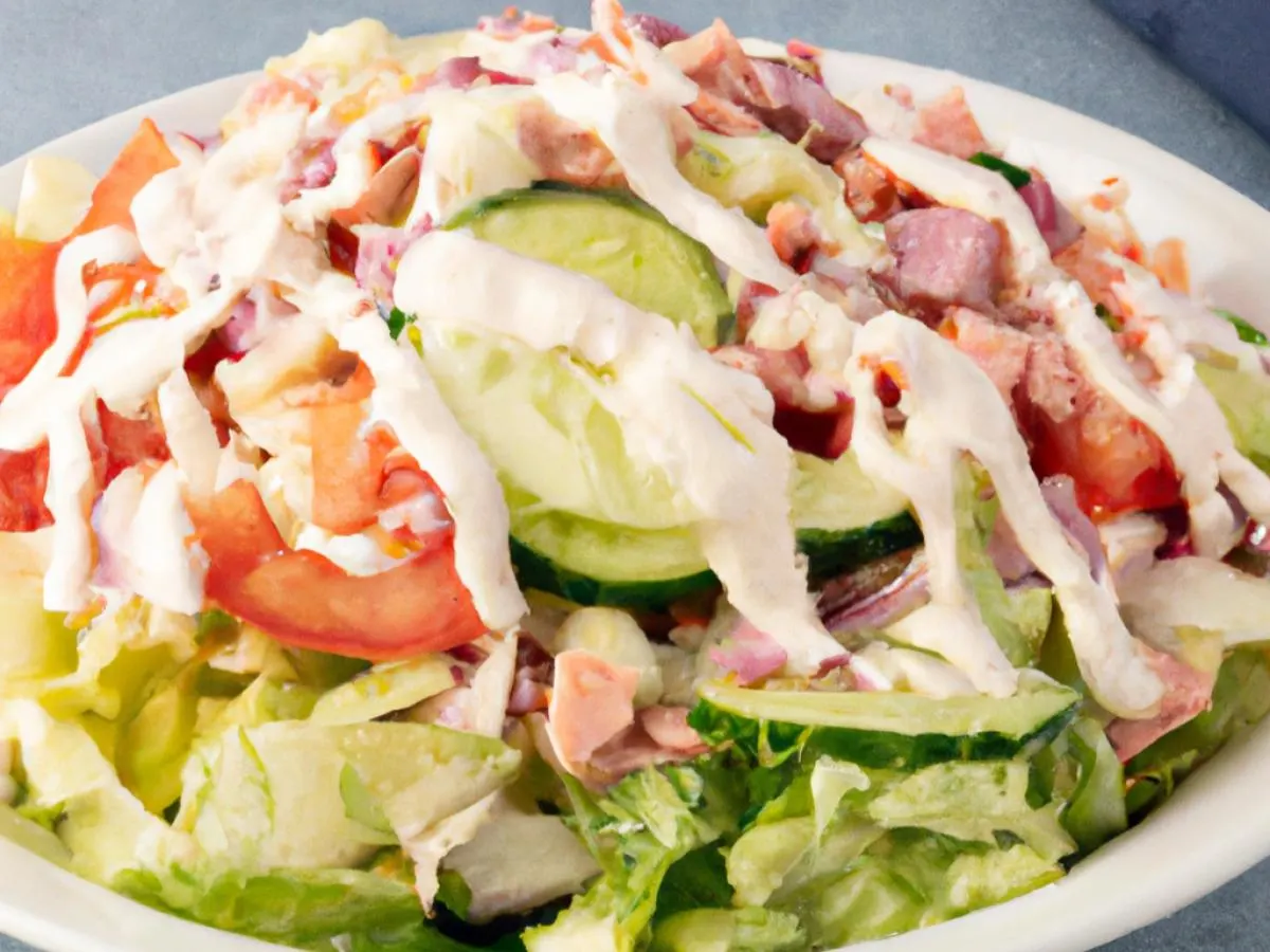 N.Y. Chopped Salad with Ranch Dressing N.Y. Chopped Salad with Ranch Dressing