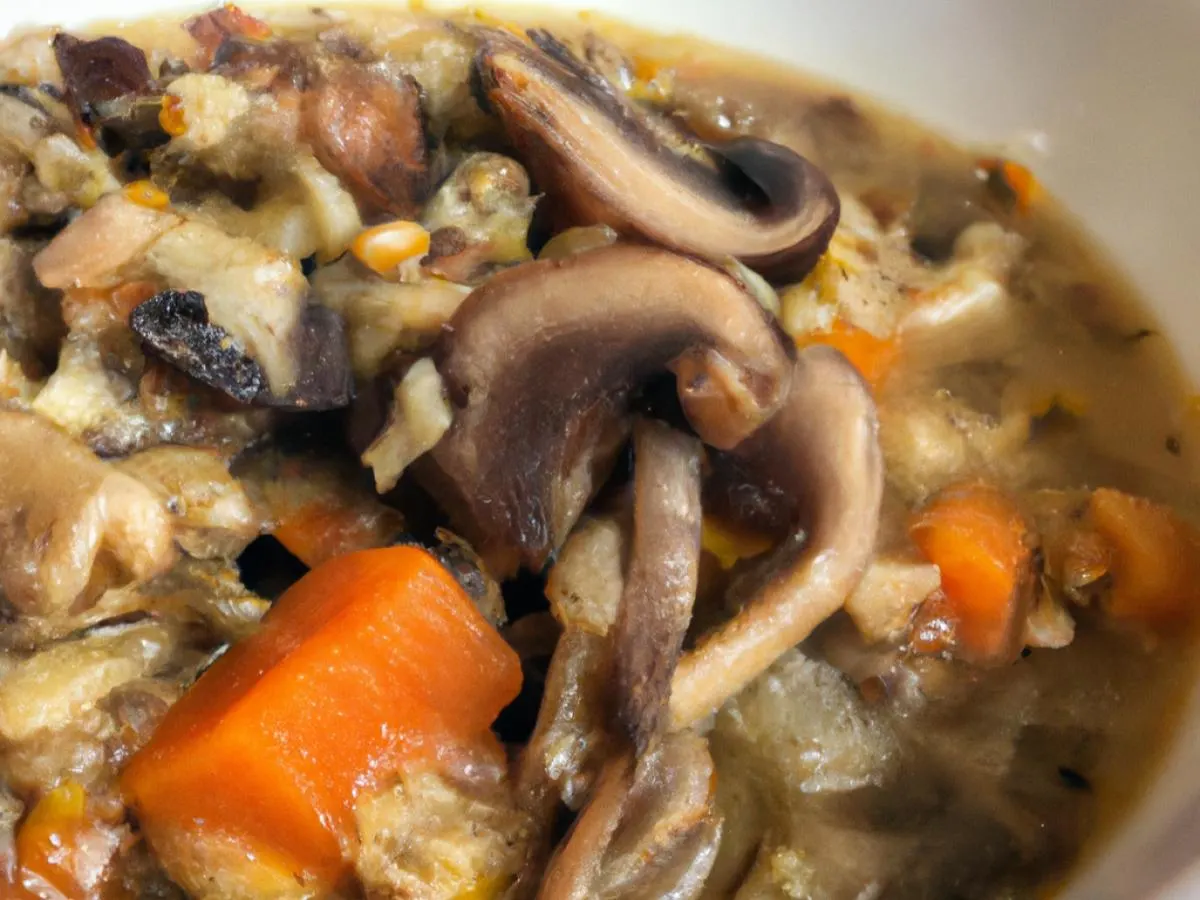 Vegan Mushroom & Barley Soup Vegan Mushroom & Barley Soup