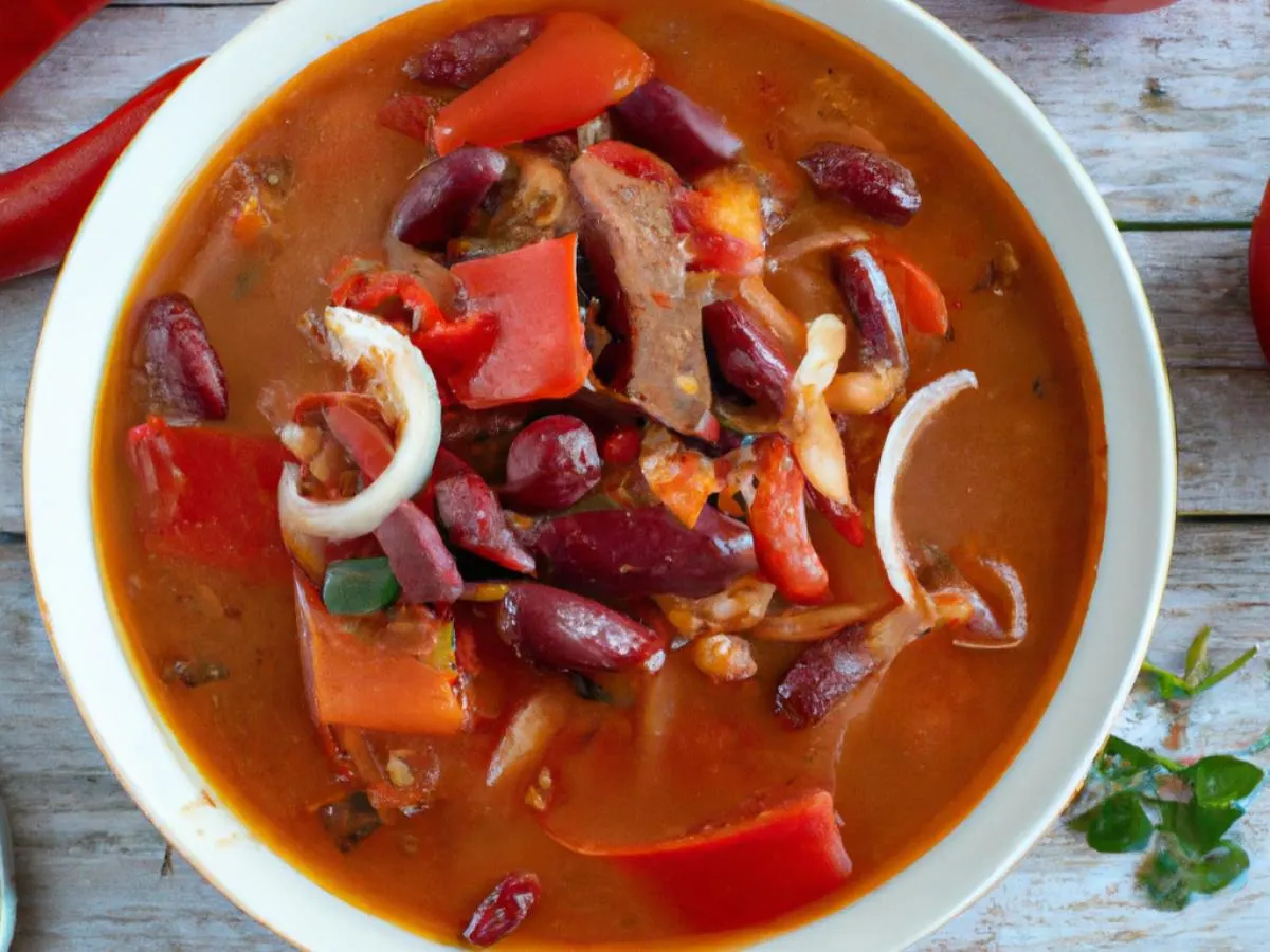 Traditional Red Chili Soup Traditional Red Chili Soup
