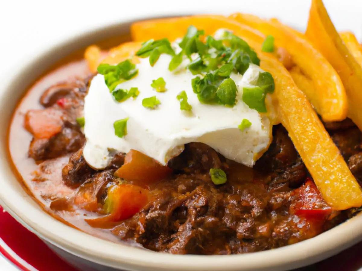 8oz Traditional Beef Brisket Chili with Small Fries 8oz Traditional Beef Brisket Chili with Small Fries