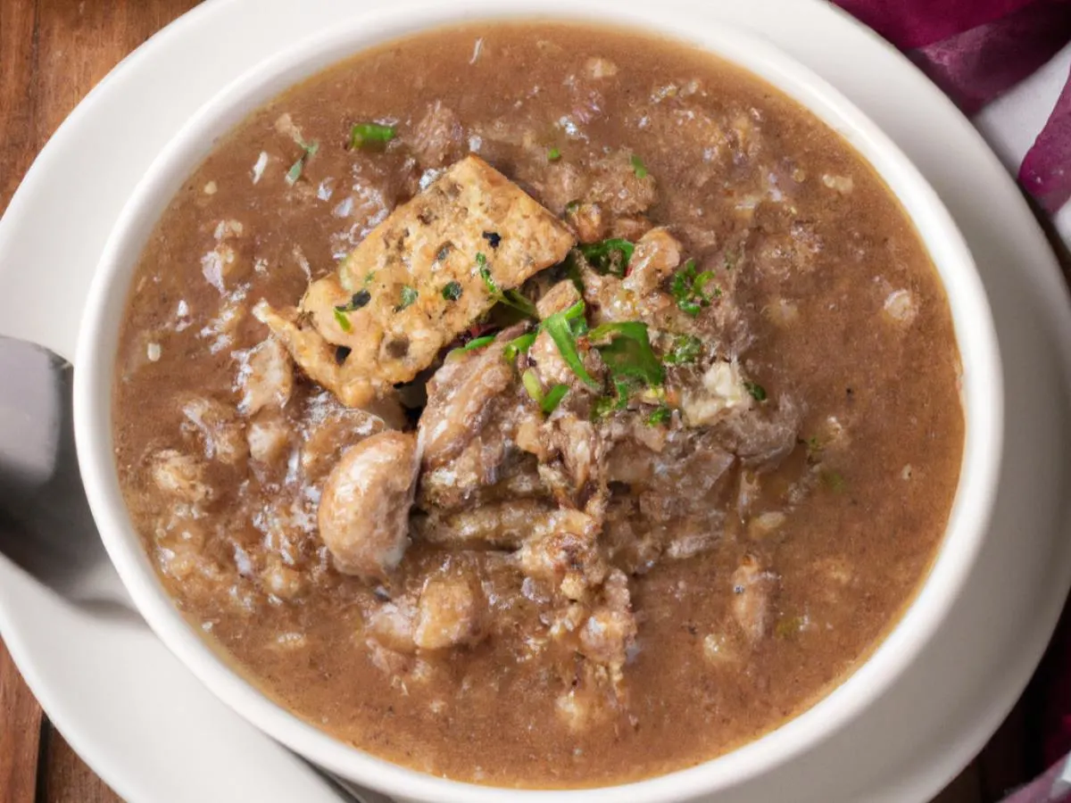 16oz Mushroom Barley Soup with Saltines 16oz Mushroom Barley Soup with Saltines