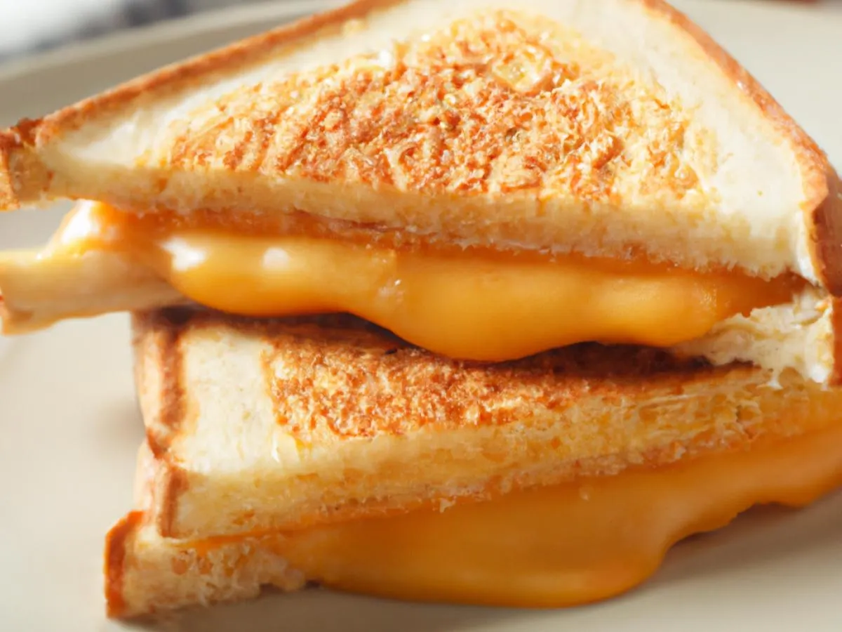 Grilled Cheese with American Cheese on White Bread Grilled Cheese with American Cheese on White Bread