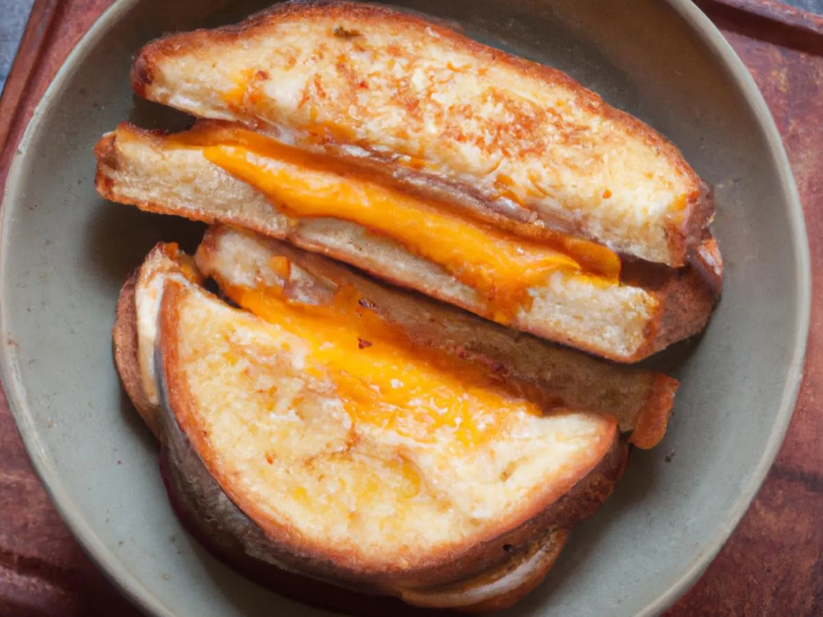 Grilled Cheese with American Cheese on Sourdough Bread Grilled Cheese with American Cheese on Sourdough Bread