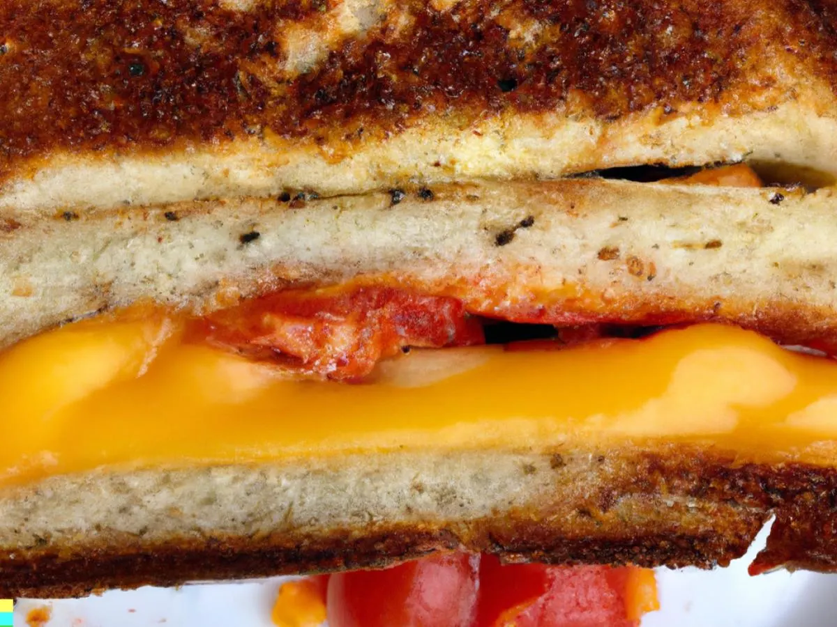 Grilled Cheese & Tomato with American Cheese on Gluten Free Bread Grilled Cheese & Tomato with American Cheese on Gluten Free Bread