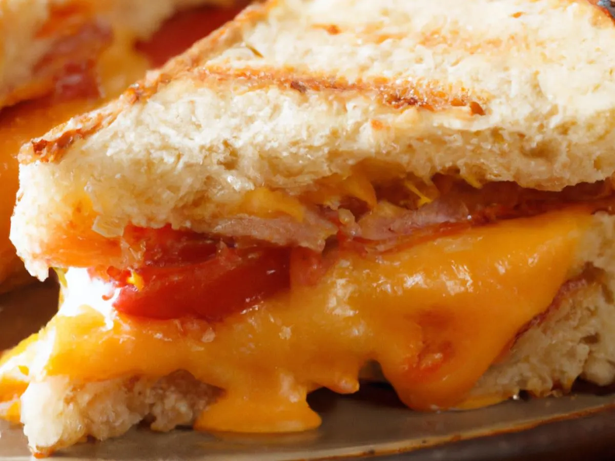 Grilled Cheese, Tomato & Bacon with American Cheese Gluten Free Bread Grilled Cheese, Tomato & Bacon with American Cheese Gluten Free Bread