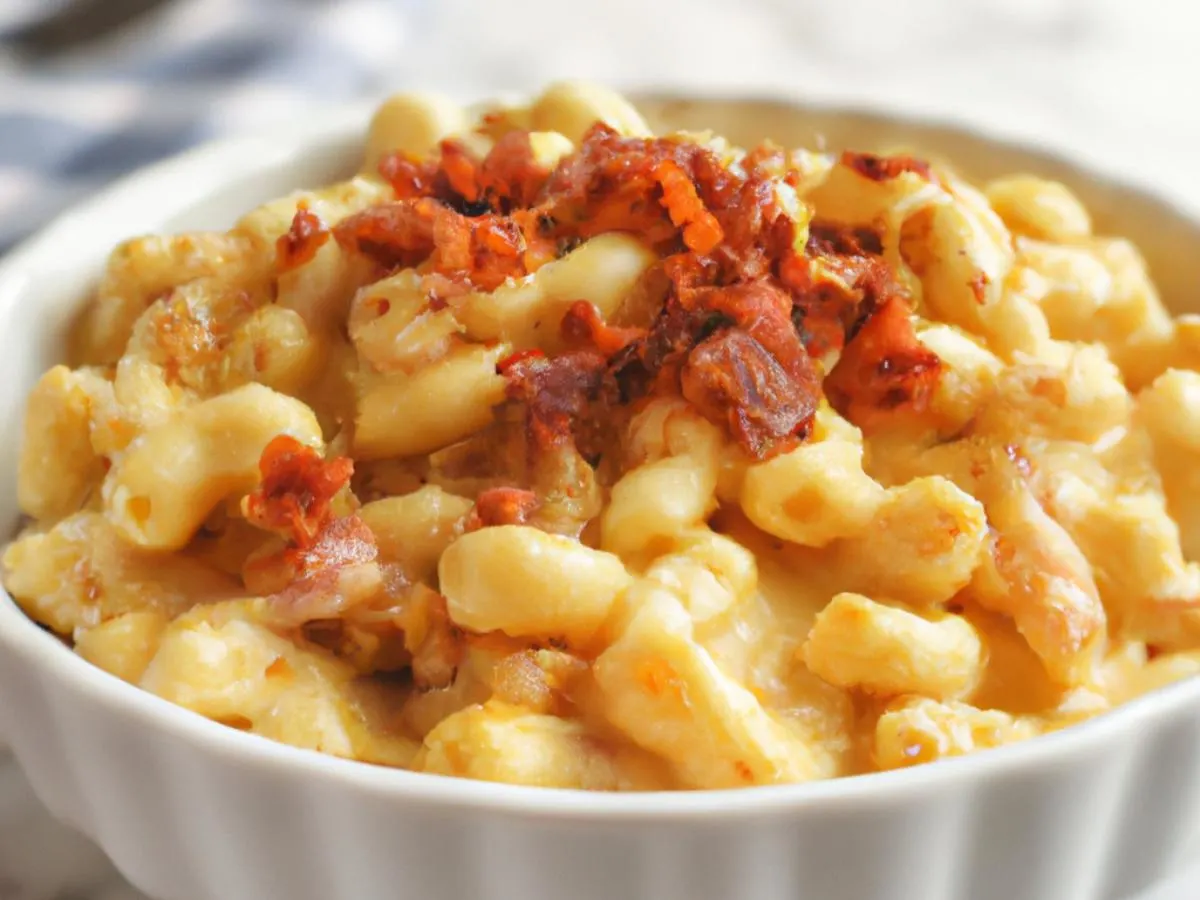 Small Mac N Cheese with Bacon Small Mac N Cheese with Bacon