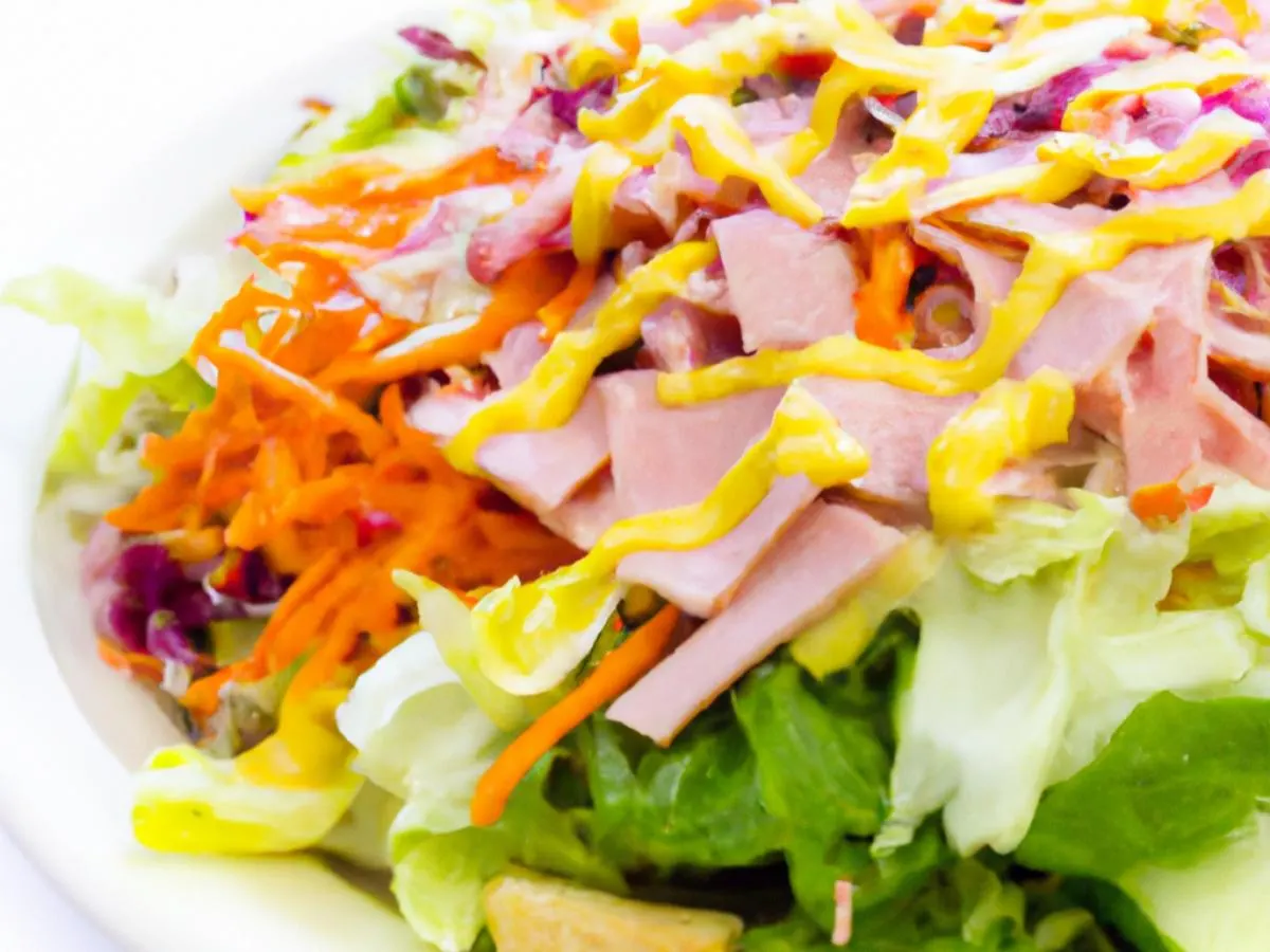 Chef's Salad with Italian Dressing Chef's Salad with Italian Dressing