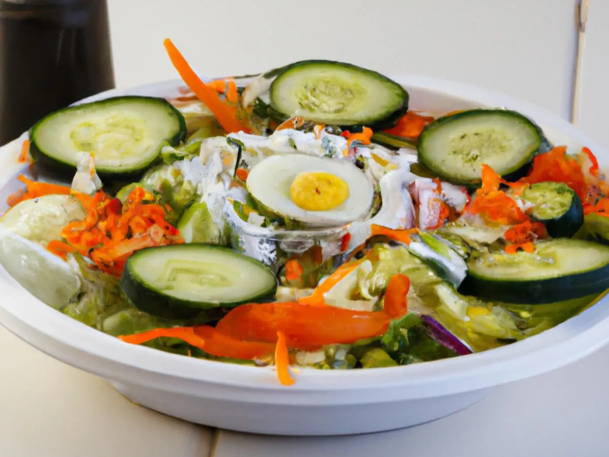 House Salad with Ranch Dressing House Salad with Ranch Dressing