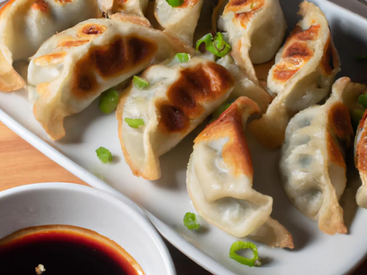 Handmade Veggie Pan-Fried Dumplings Handmade Veggie Pan-Fried Dumplings
