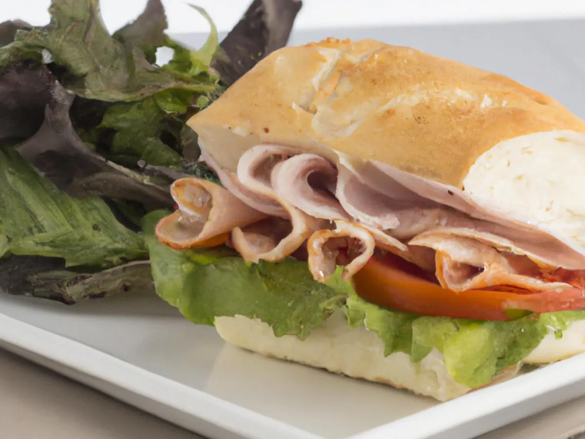 Gluten Free Turkey Club and Side Salad Gluten Free Turkey Club and Side Salad