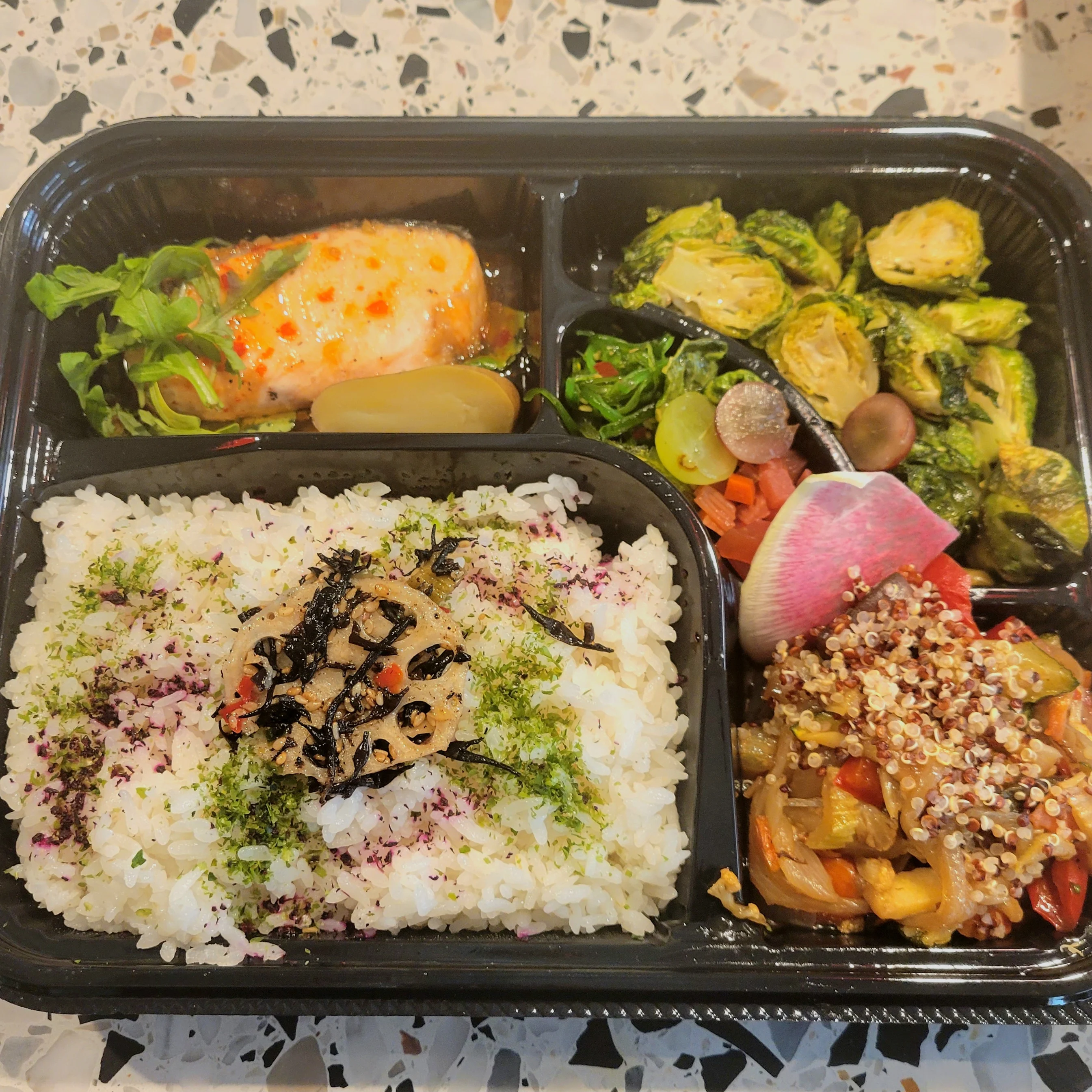 Gluten Free Grilled Salmon Bento Box Gluten Free Grilled Salmon Bento Box