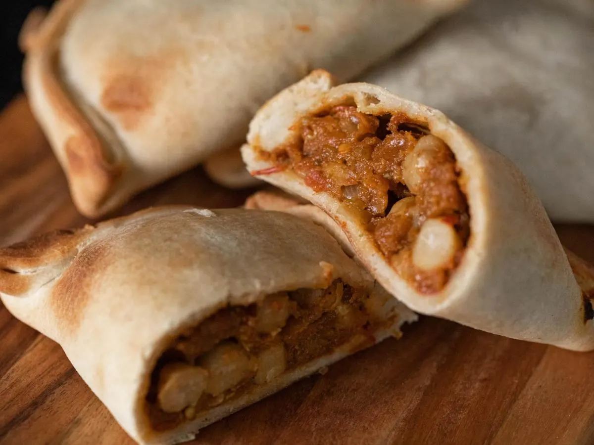 Chana Masala Empanada