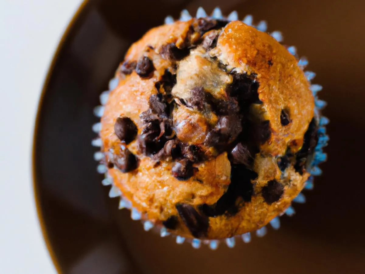 Vegan Chocolate Chip Muffin Vegan Chocolate Chip Muffin
