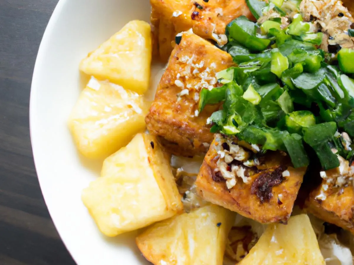 Sesame-Free Vegan Crispy Tofu Bowl (White Rice) Sesame-Free Vegan Crispy Tofu Bowl (White Rice)