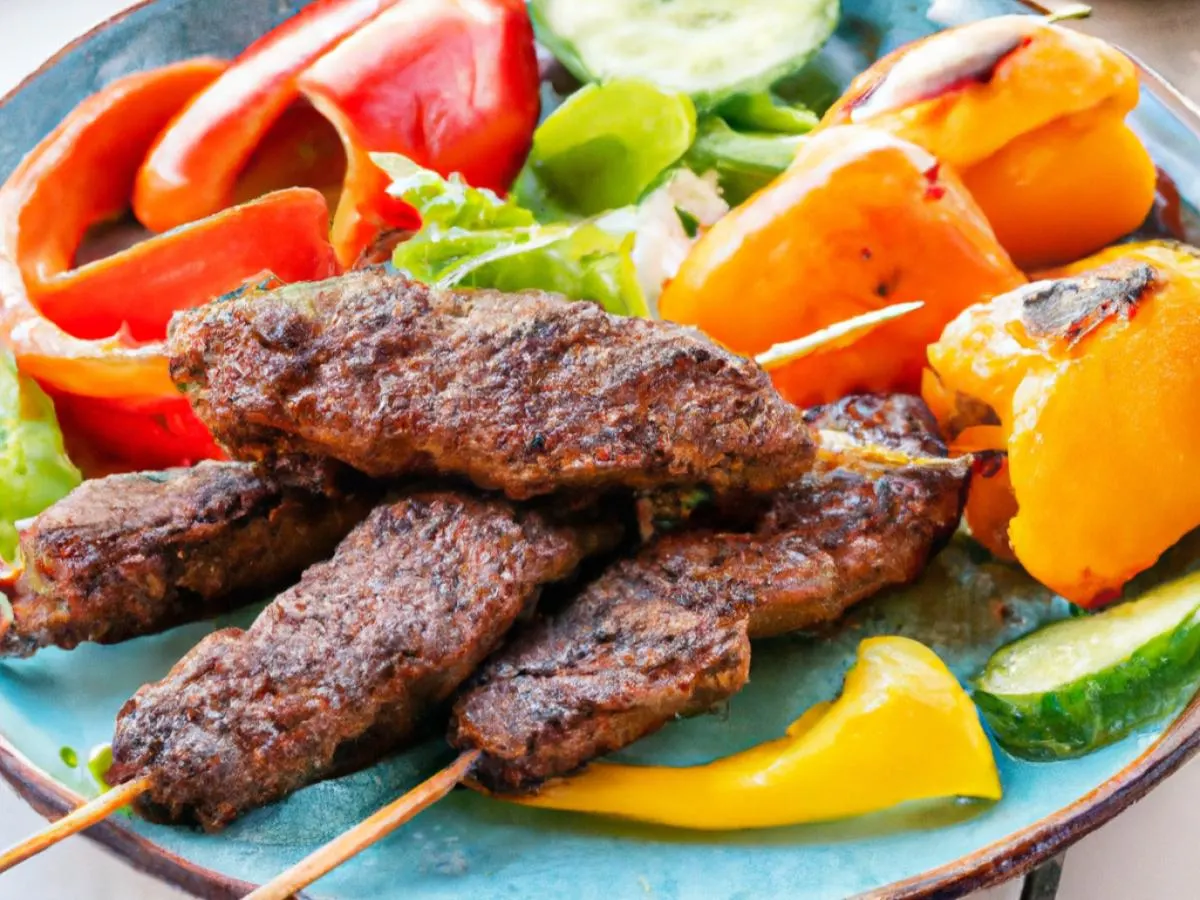 Light Carb Beef Kofta Plate Light Carb Beef Kofta Plate