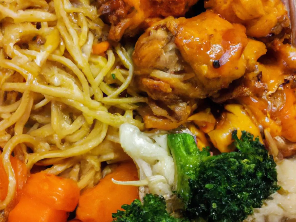 Orange Chicken With Yakisoba Noodles and Veggies Orange Chicken With Yakisoba Noodles and Veggies