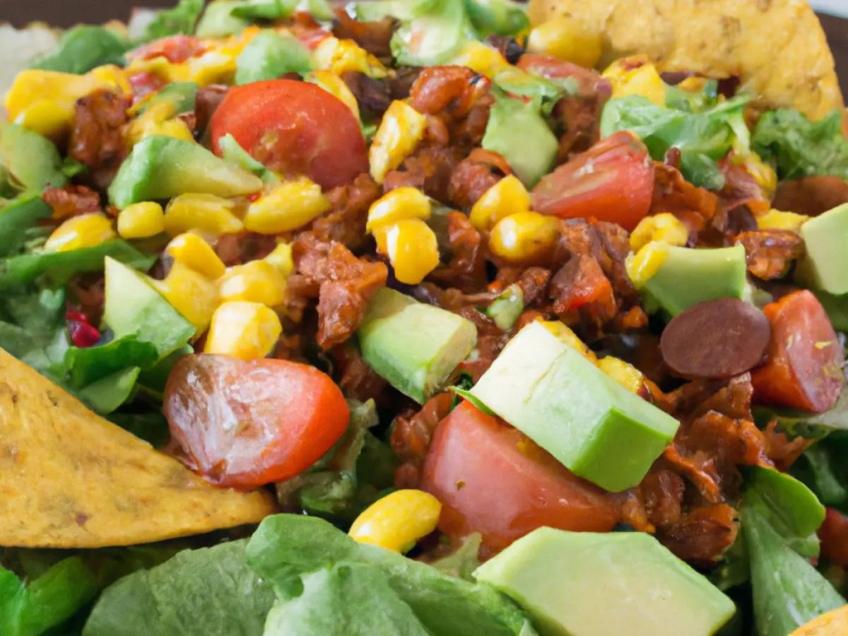 Soy Chorizo Taco Salad Boxed Meal [21 oz]