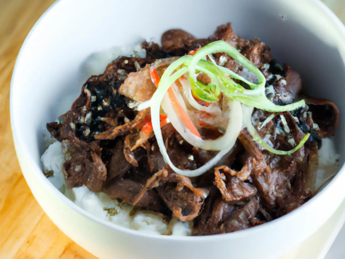 Beef Bulgogi Jasmine Rice Bowl Beef Bulgogi Jasmine Rice Bowl