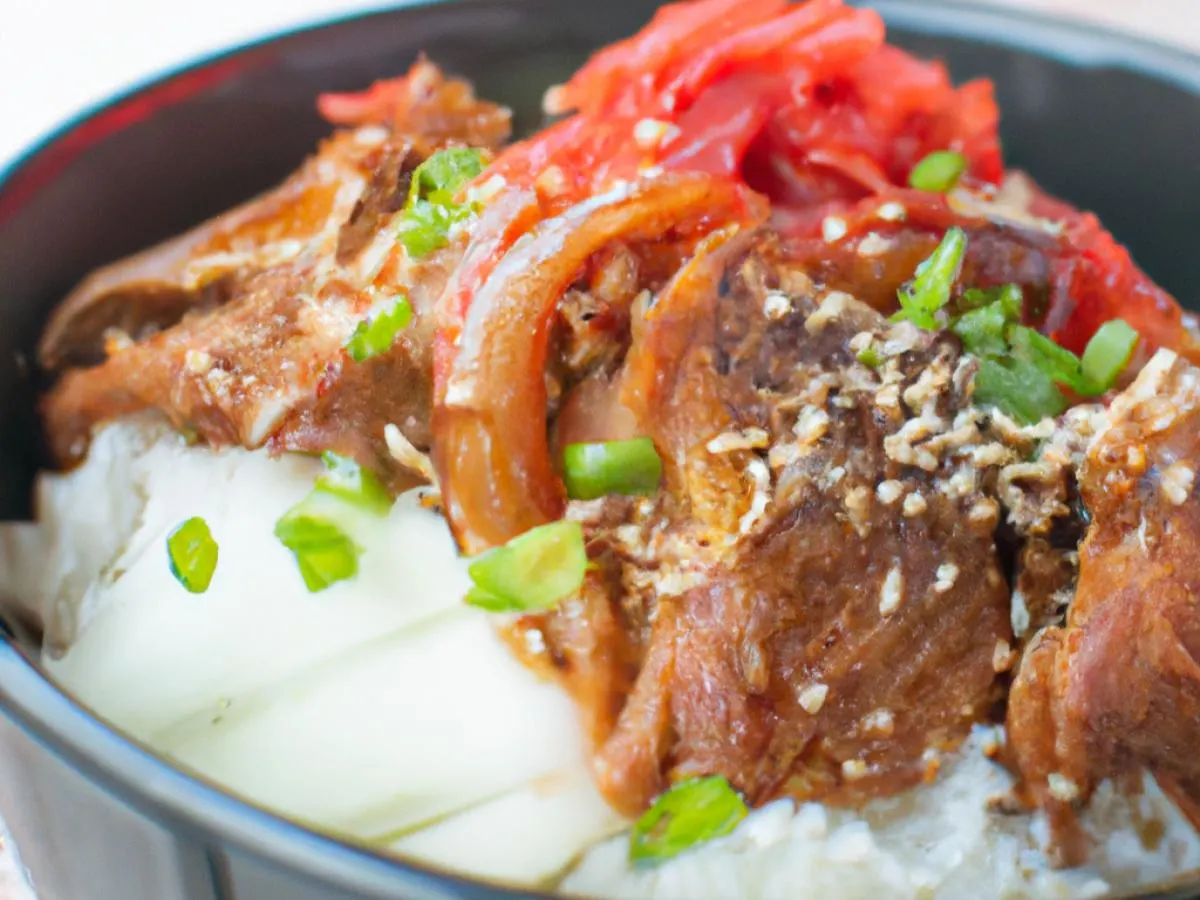 Spicy Pork Bulgogi Jasmine Rice Bowl Spicy Pork Bulgogi Jasmine Rice Bowl