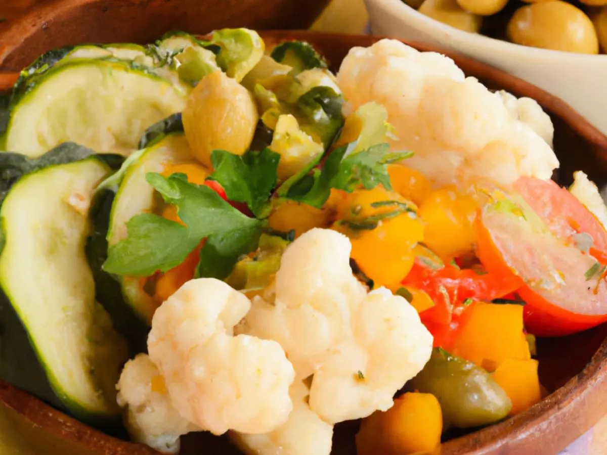Allergen - Free Vegetable Bowl with Assorted Beans and Herb Salsa