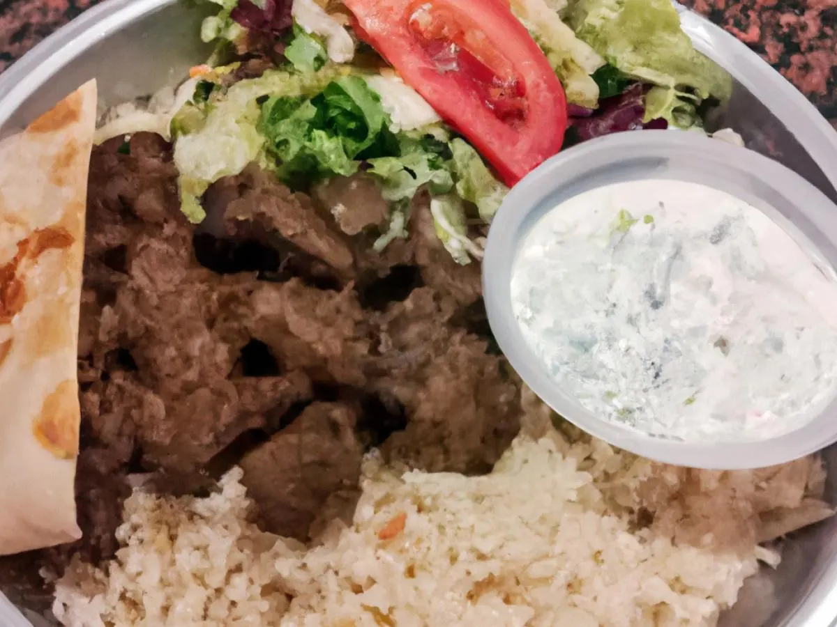 Regular Beef Gyro Platter