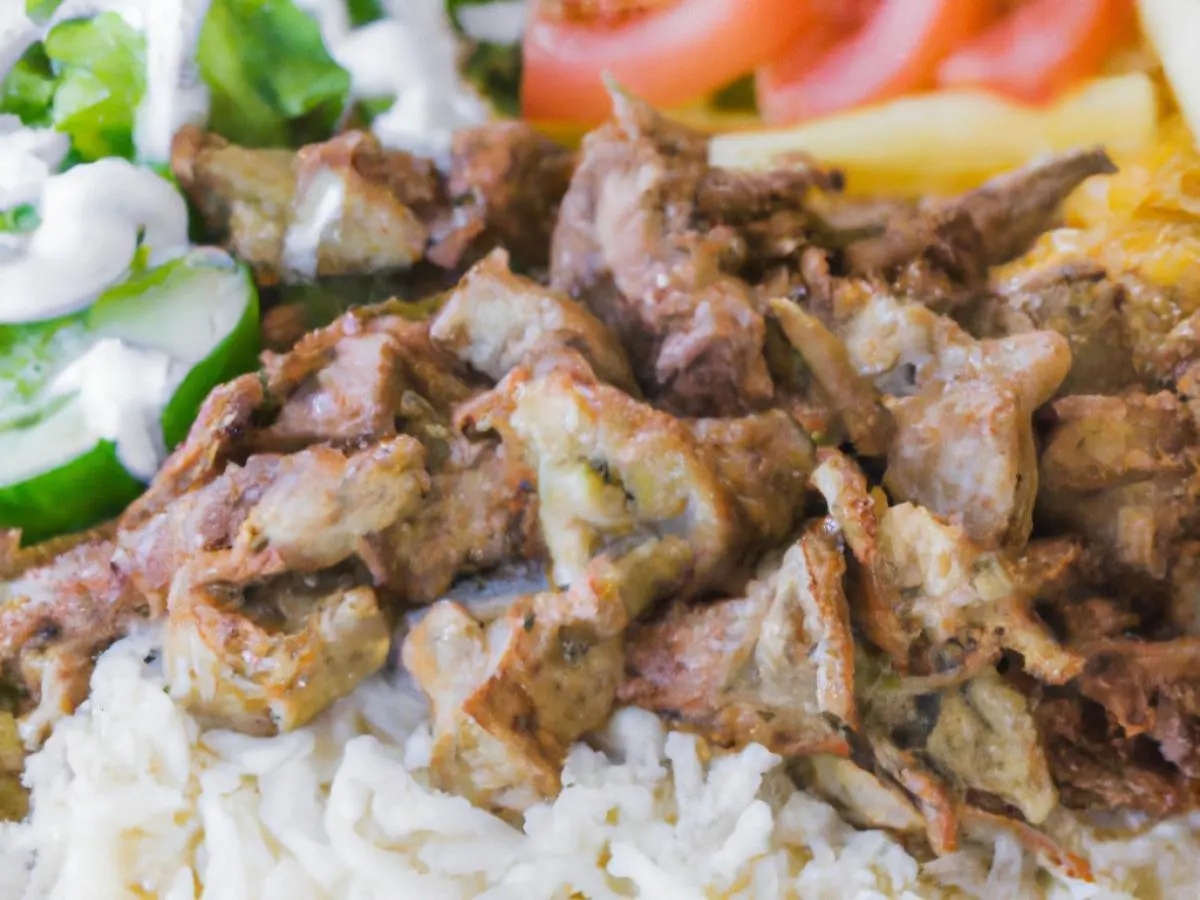 Small Combo Platter Chicken/Beef Gyro