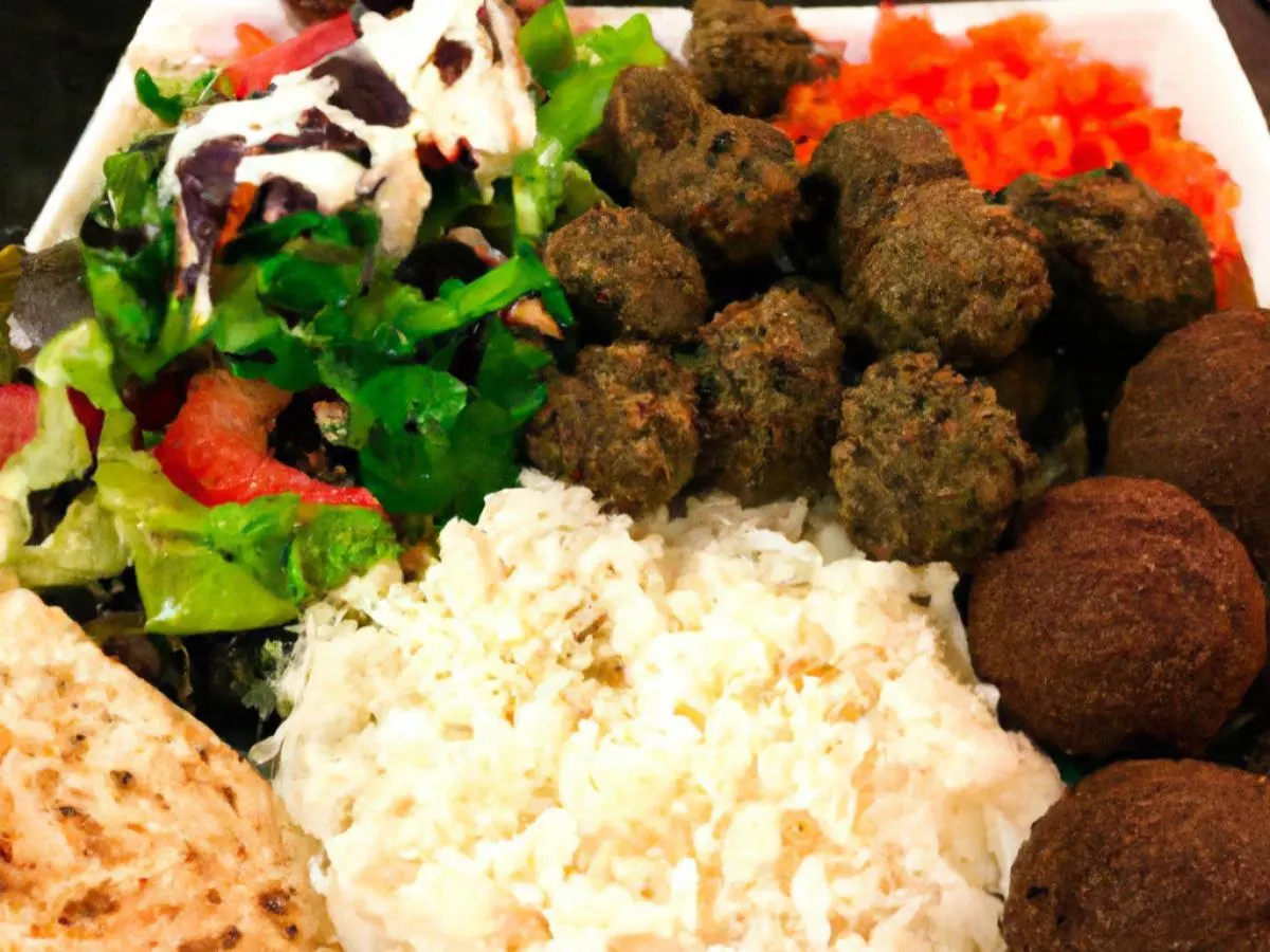 Small Combo Platter Beef Gyro/Falafel