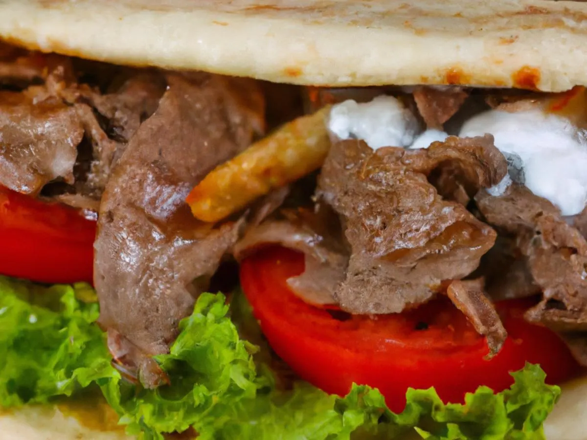 Beef Gyro Sandwich