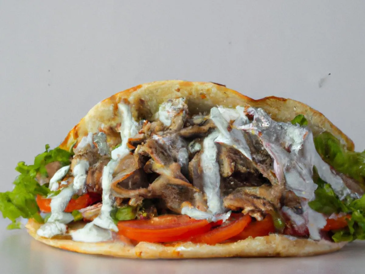 Combo Chicken/Beef Gyro Sandwich