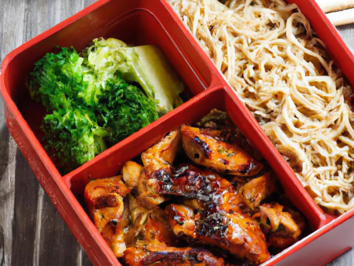 Spicy Chicken Teriyaki With Yakisoba Noodles and Veggies