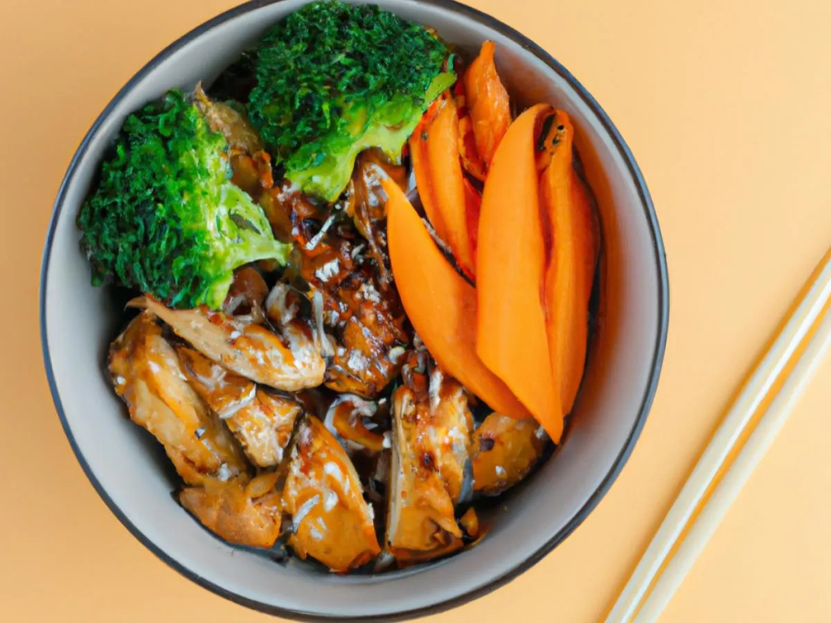 Chicken Teriyaki Power Bowl (Veggies Only)