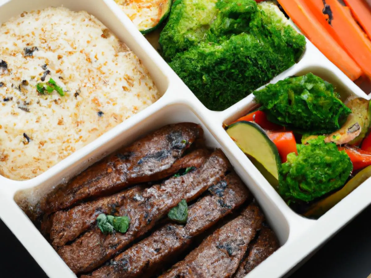 Steak Teriyaki With Brown Rice and Veggies