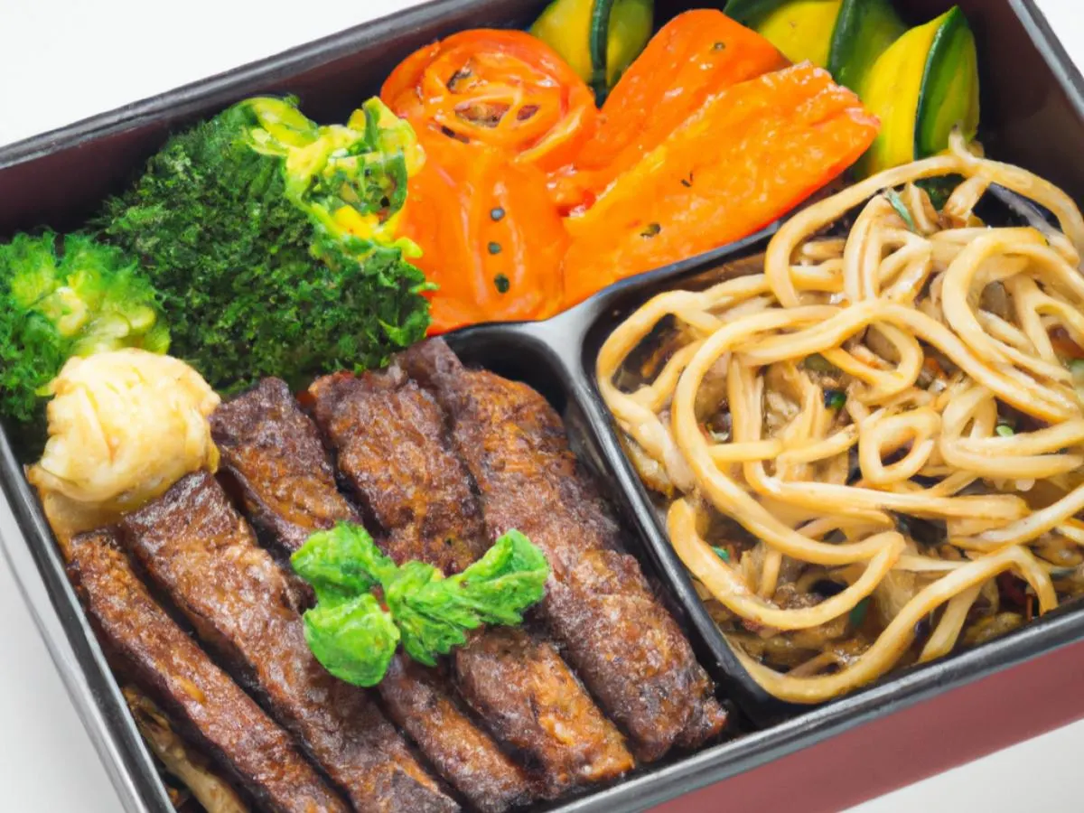 Steak Teriyaki With Yakisoba Noodles and Veggies