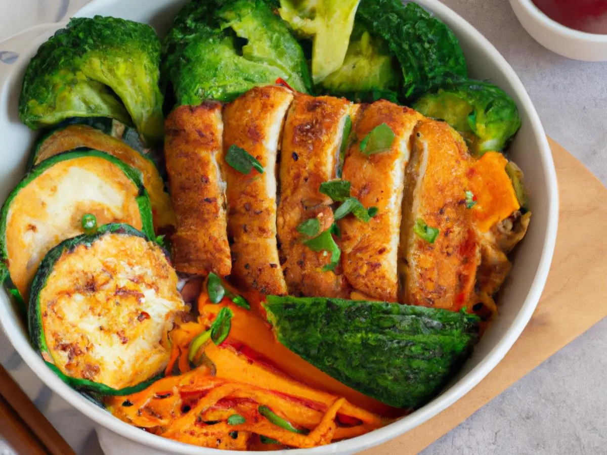 Chicken Katsu Power Bowl (Veggies Only)