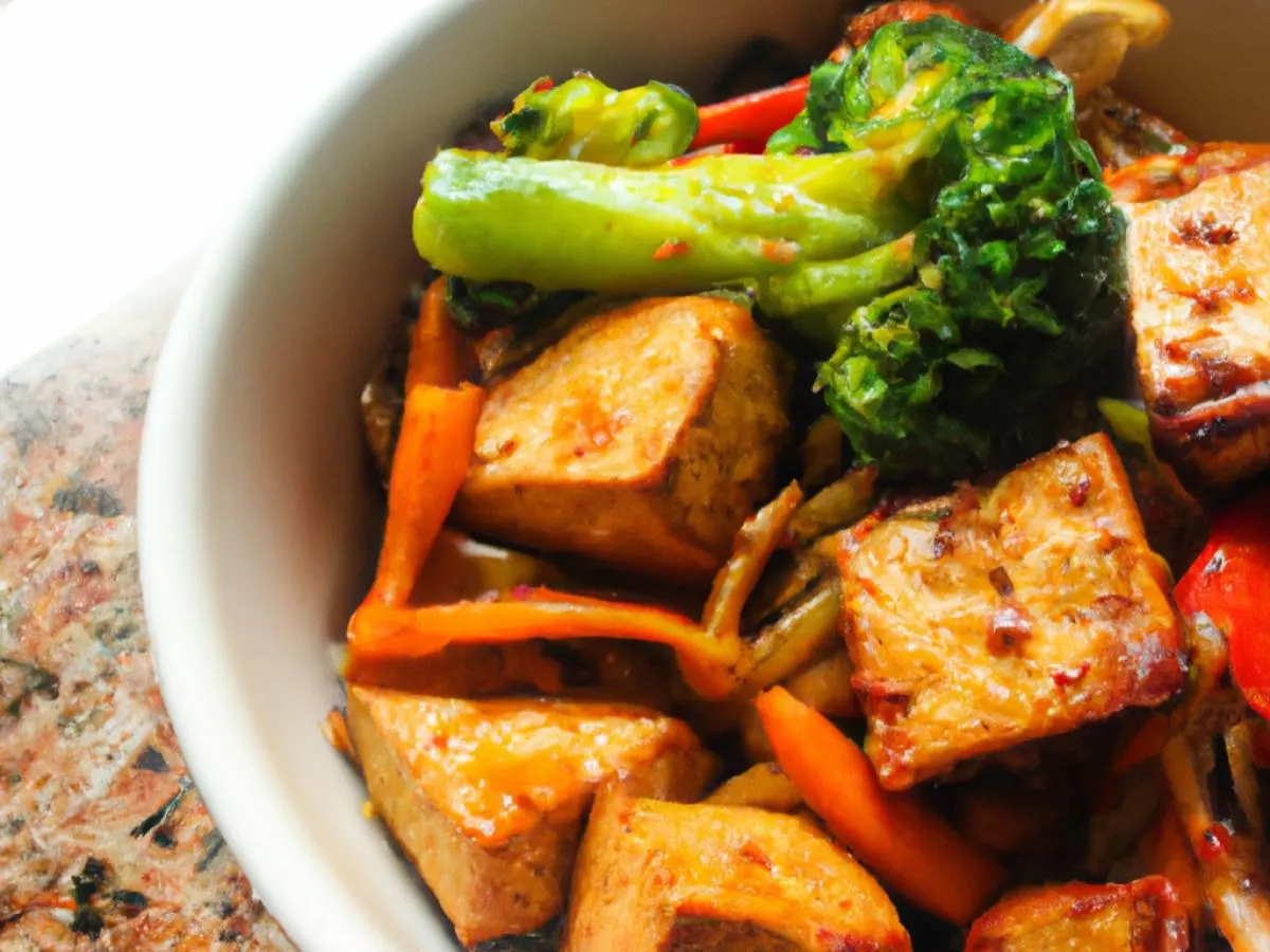 Spicy Tofu Teriyaki Power Bowl (Veggies Only) Spicy Tofu Teriyaki Power Bowl (Veggies Only)