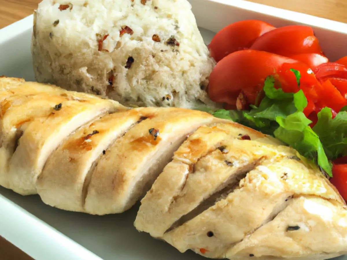 AFB Chicken breast with Vegetables and brown rice AFB Chicken breast with Vegetables and brown rice