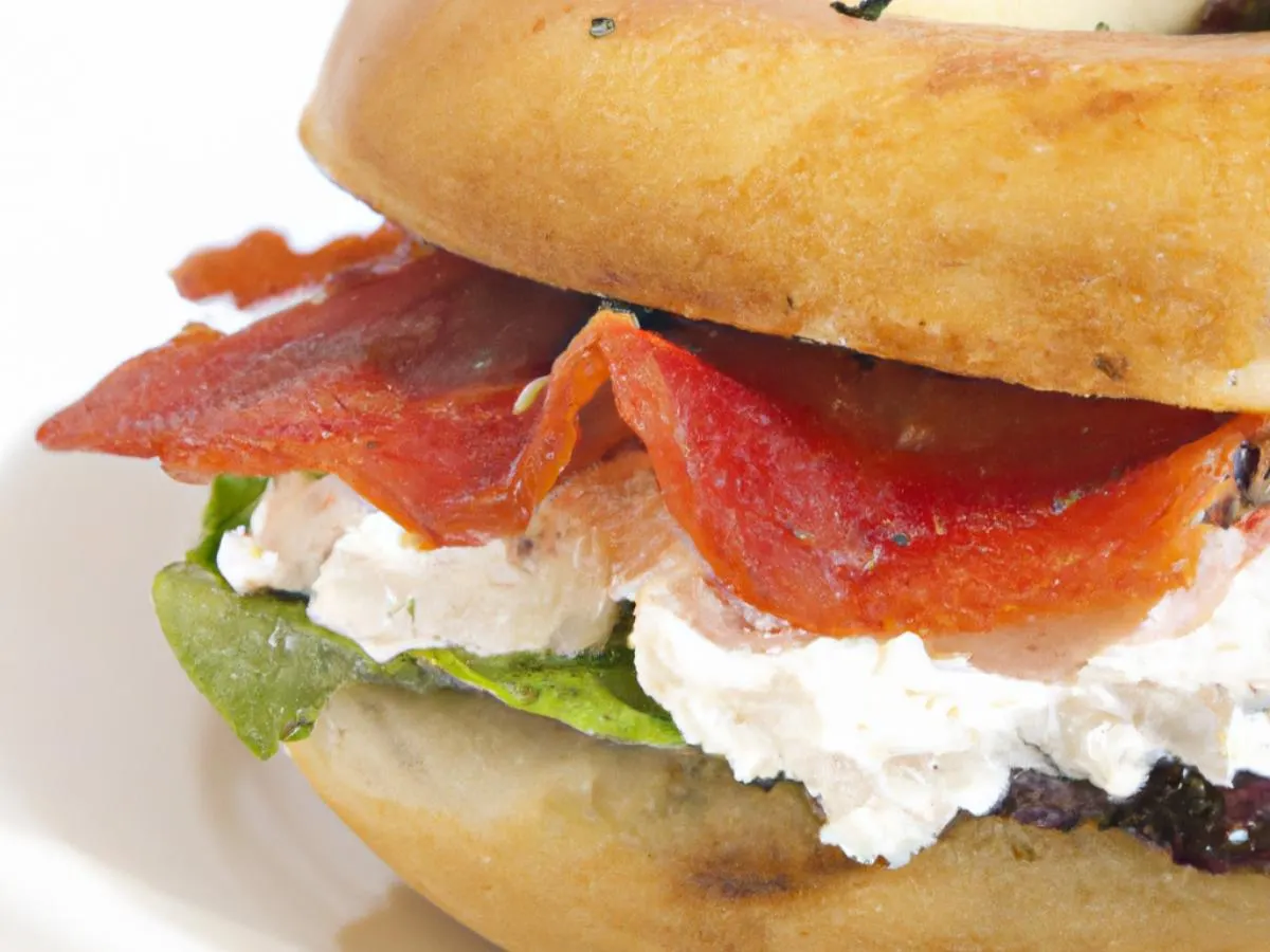 The Spicy BLT Bagel Sandwich The Spicy BLT Bagel Sandwich