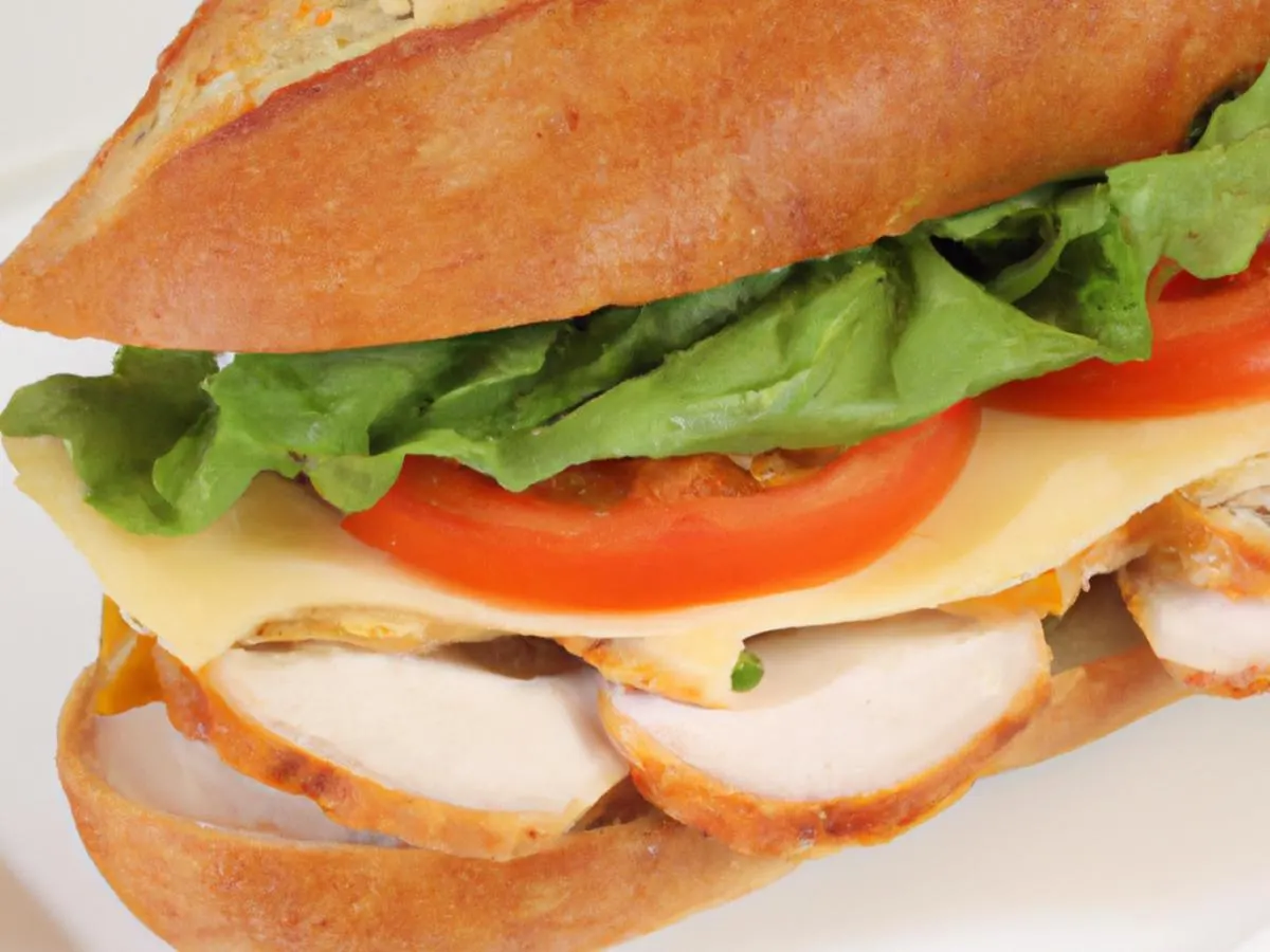 Turkey Provolone Sandwich with Kettle Chips and Chocolate Chip Cookie