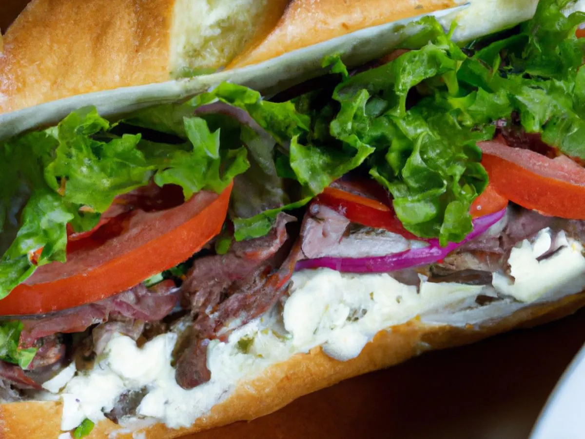 Beef and Mozzarella Sandwich with Kettle Chips and Chocolate Chip Cookie