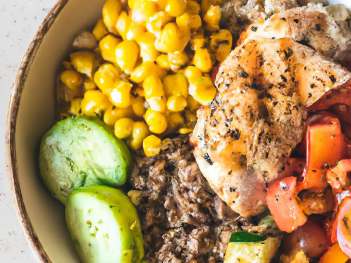 Quinoa Bowl with Grilled Lemon Chicken