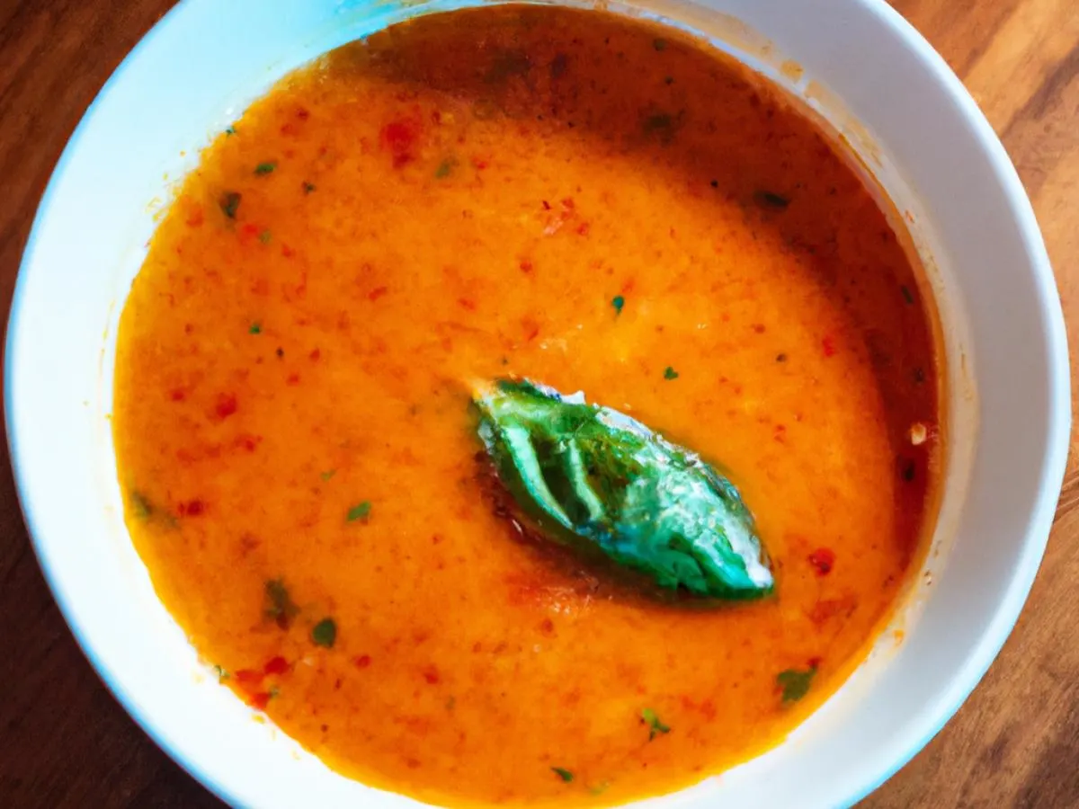 Large Tomato Basil Soup Large Tomato Basil Soup