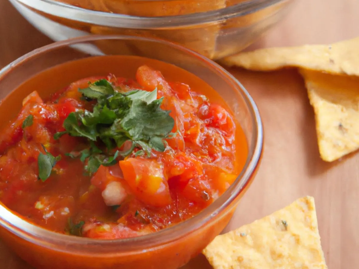 Salsa - slot with tortilla chips Salsa - slot with tortilla chips