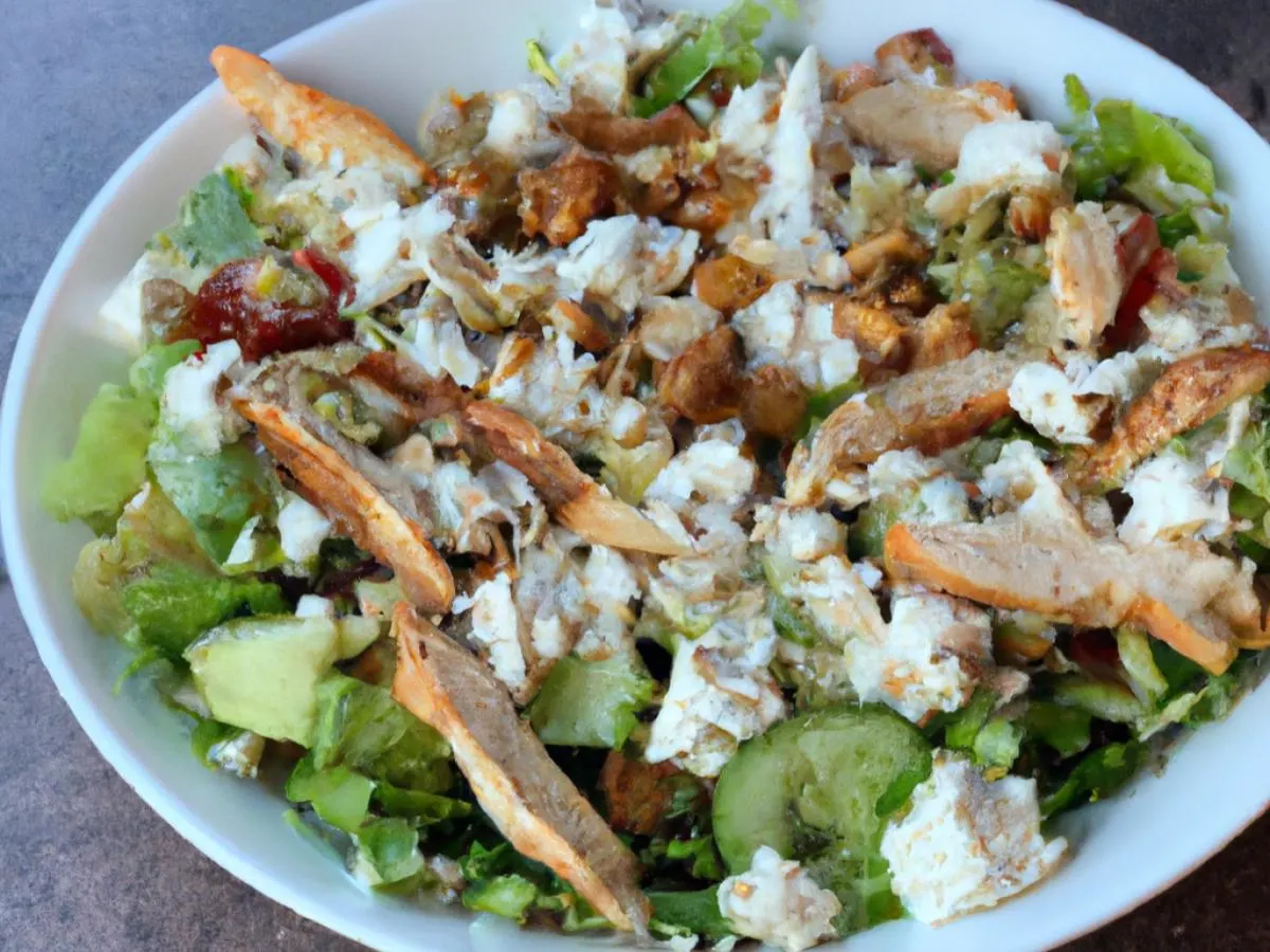 Roasted Chicken Doner Salad Roasted Chicken Doner Salad