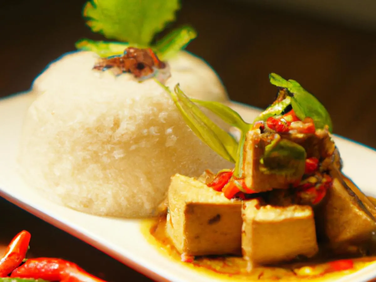 Crispy Tofu & Celery With Dry Chili served with White Rice Crispy Tofu & Celery With Dry Chili served with White Rice