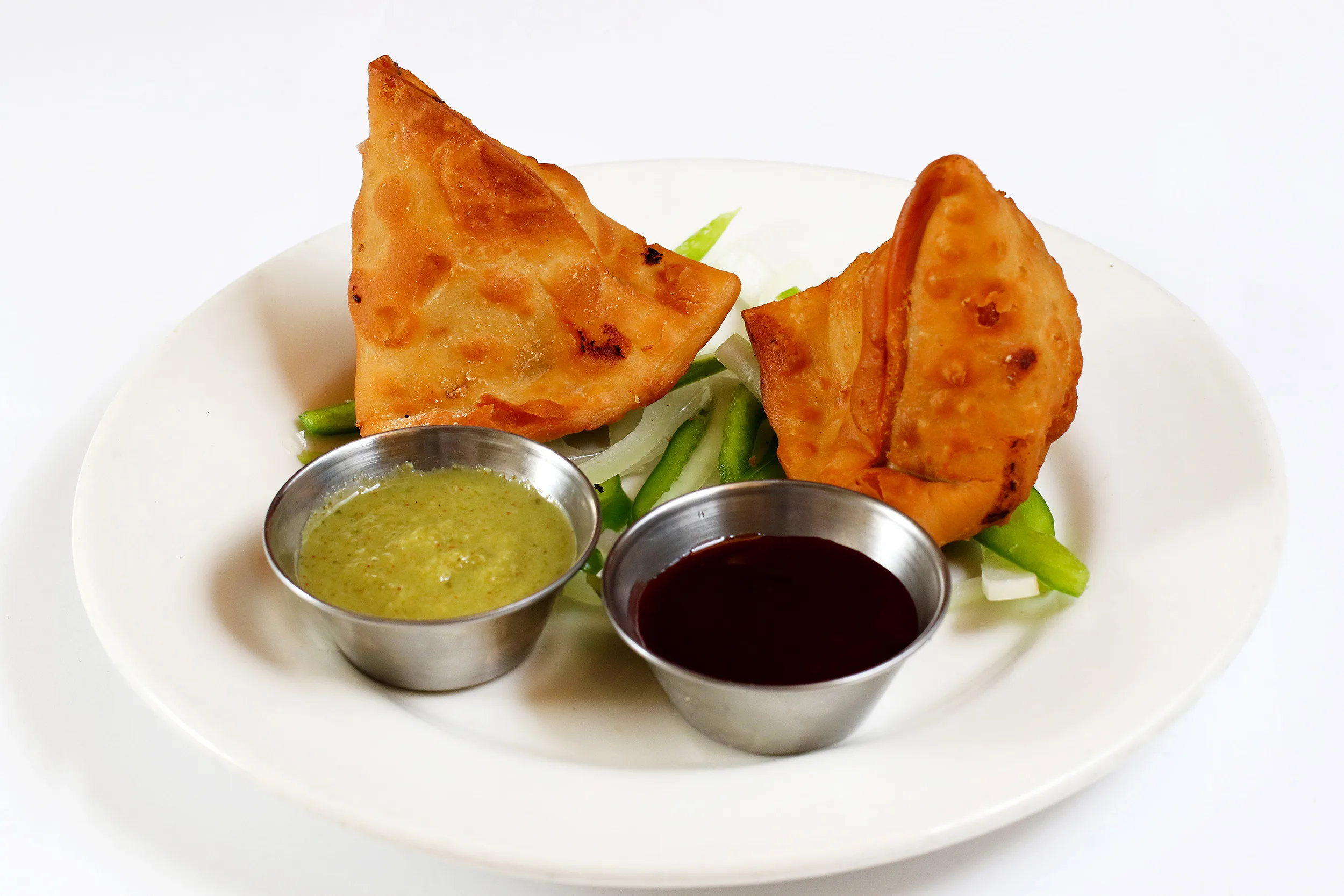 Individual Samosa and Chutney Individual Samosa and Chutney